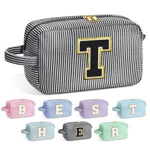 Teacher Appreciation Gifts - Personalized Women's Makeup Bags, Monogram🙃
